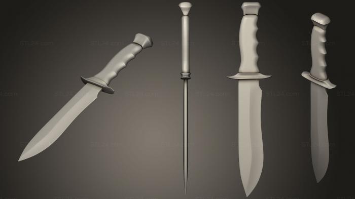 Weapon (Knives 02 16, WPN_0129) 3D models for cnc